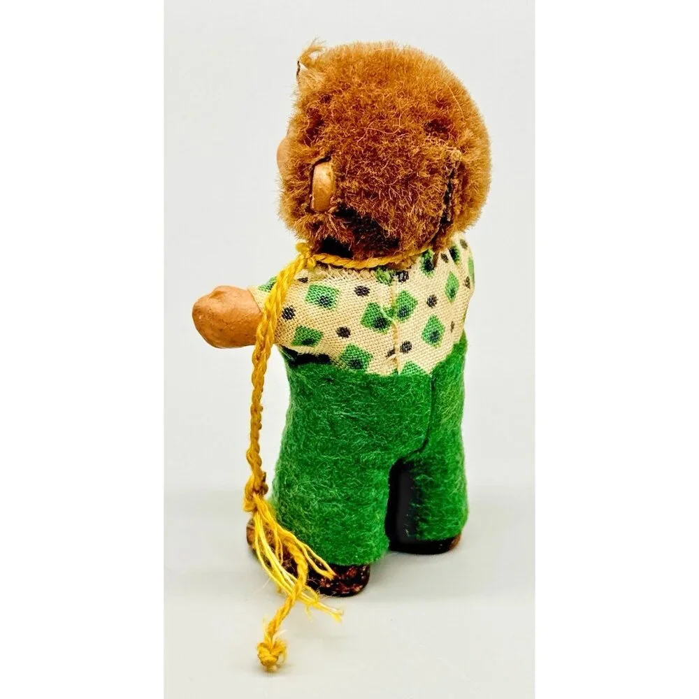 Vintage Miniature Mecki Hedgehog Couple Stuffed Animal 3 inch Budapest Medallion